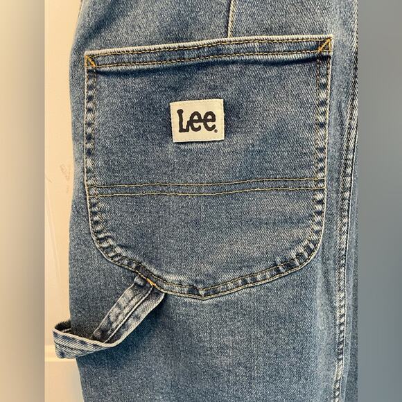 Lee Denim Utility Overalls Jean Dress size Small - Picture 4 of 9